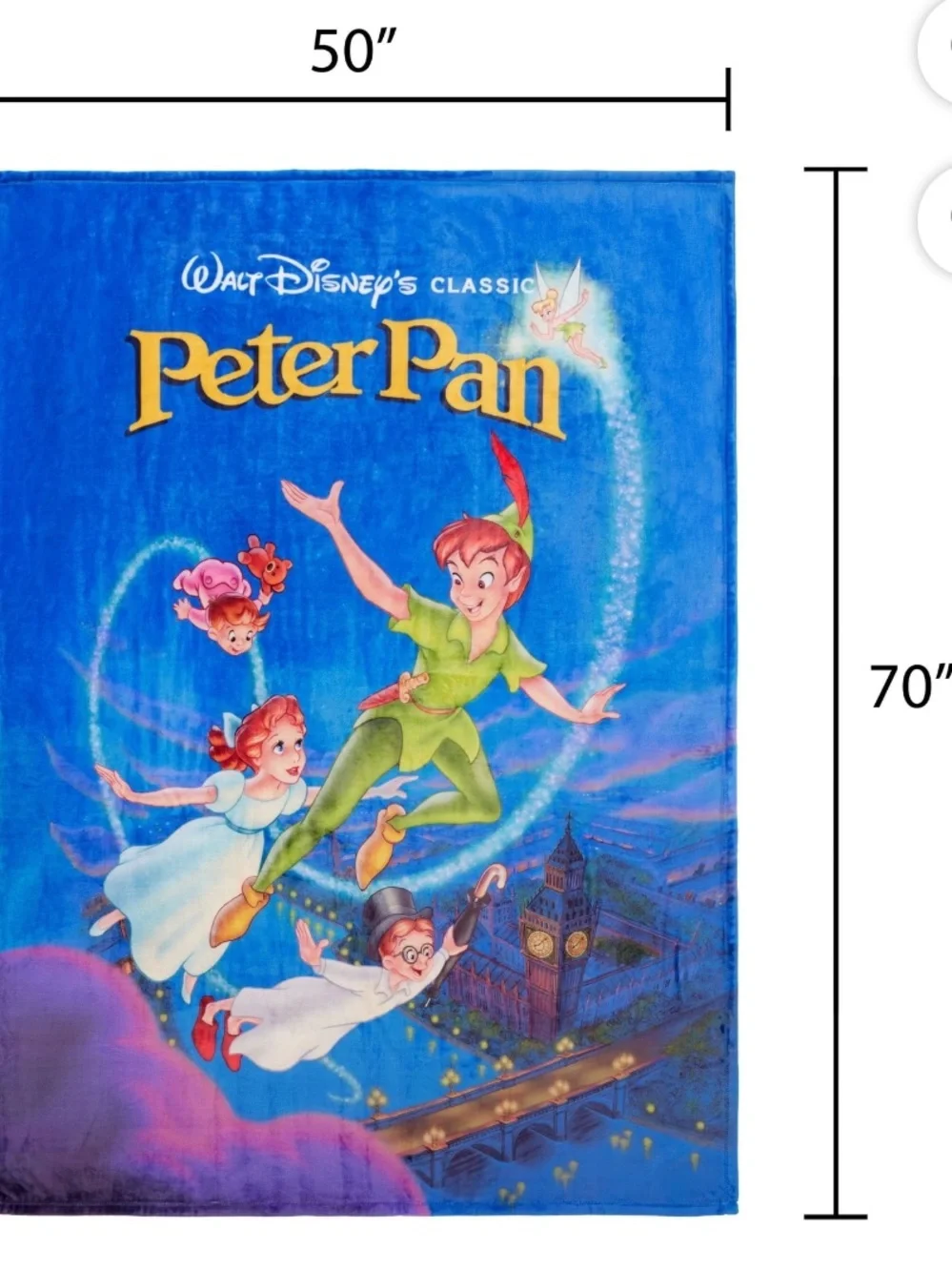 Disney plush throw